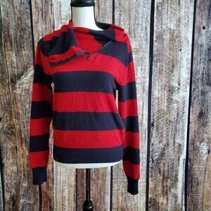Opening Ceremony Sweater Size Small Red and Navy Has Pockets!